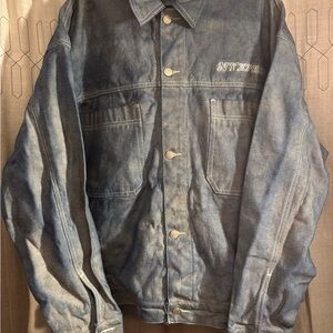 NY Xpress Men's Denim Jacket & Denim Matching Pants Set